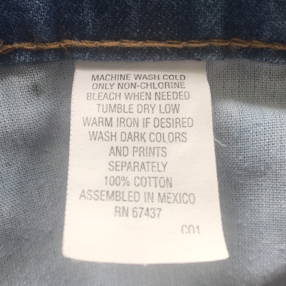 Denim Shorts Mom Shorts sz 7/8 - Picture 5 of 6